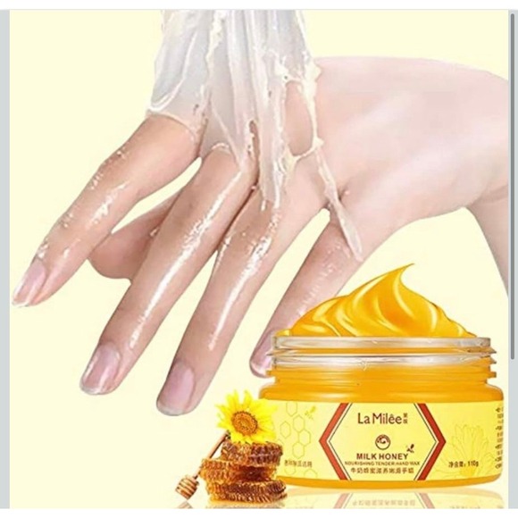LaMilee Milk Honey Nourishing Hand Wax Tender‎ Skin Care Treatment - Picture 2 of 2